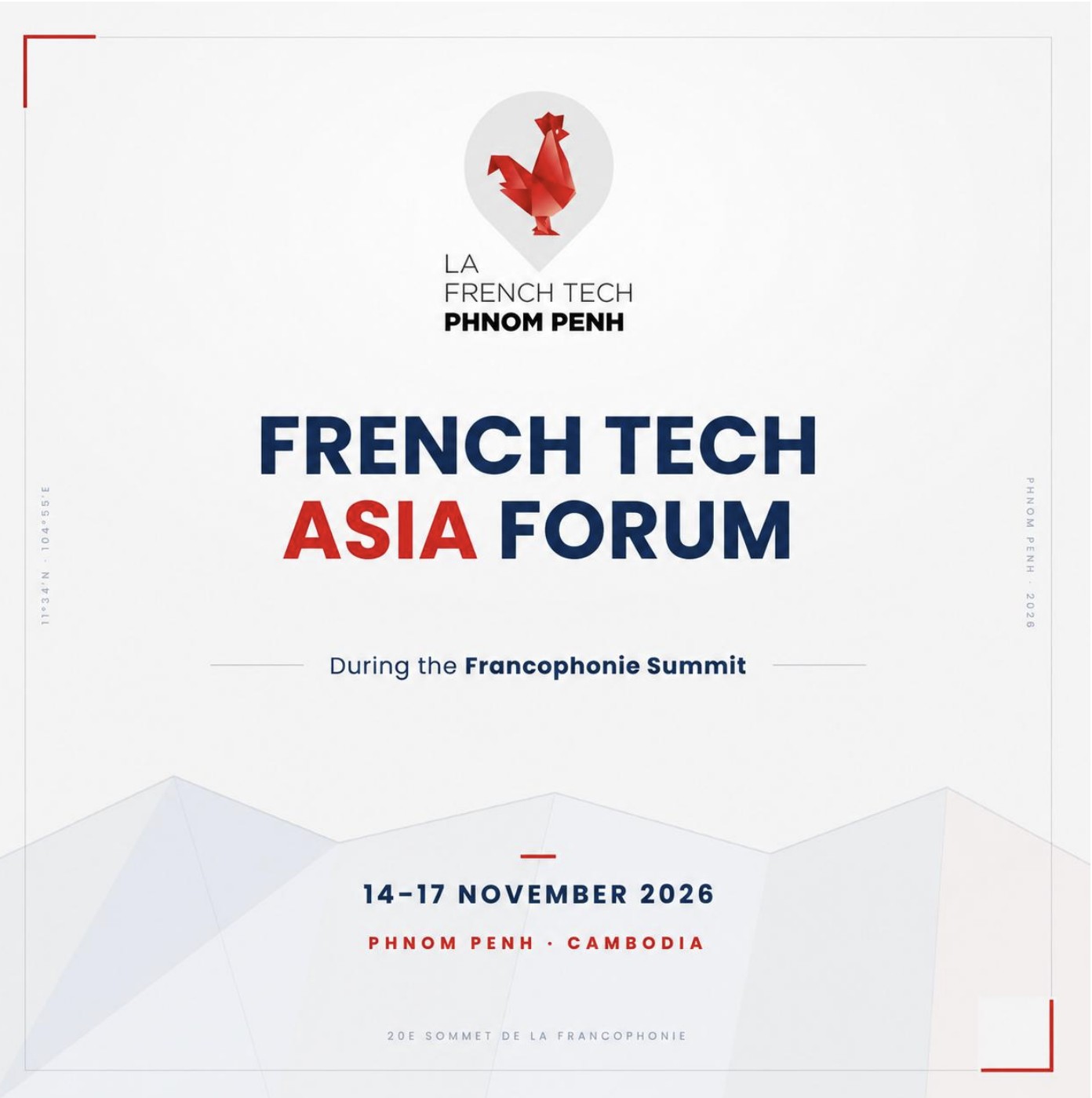 French Tech Asia Forum, 14-17 November 2026, Phnom Penh