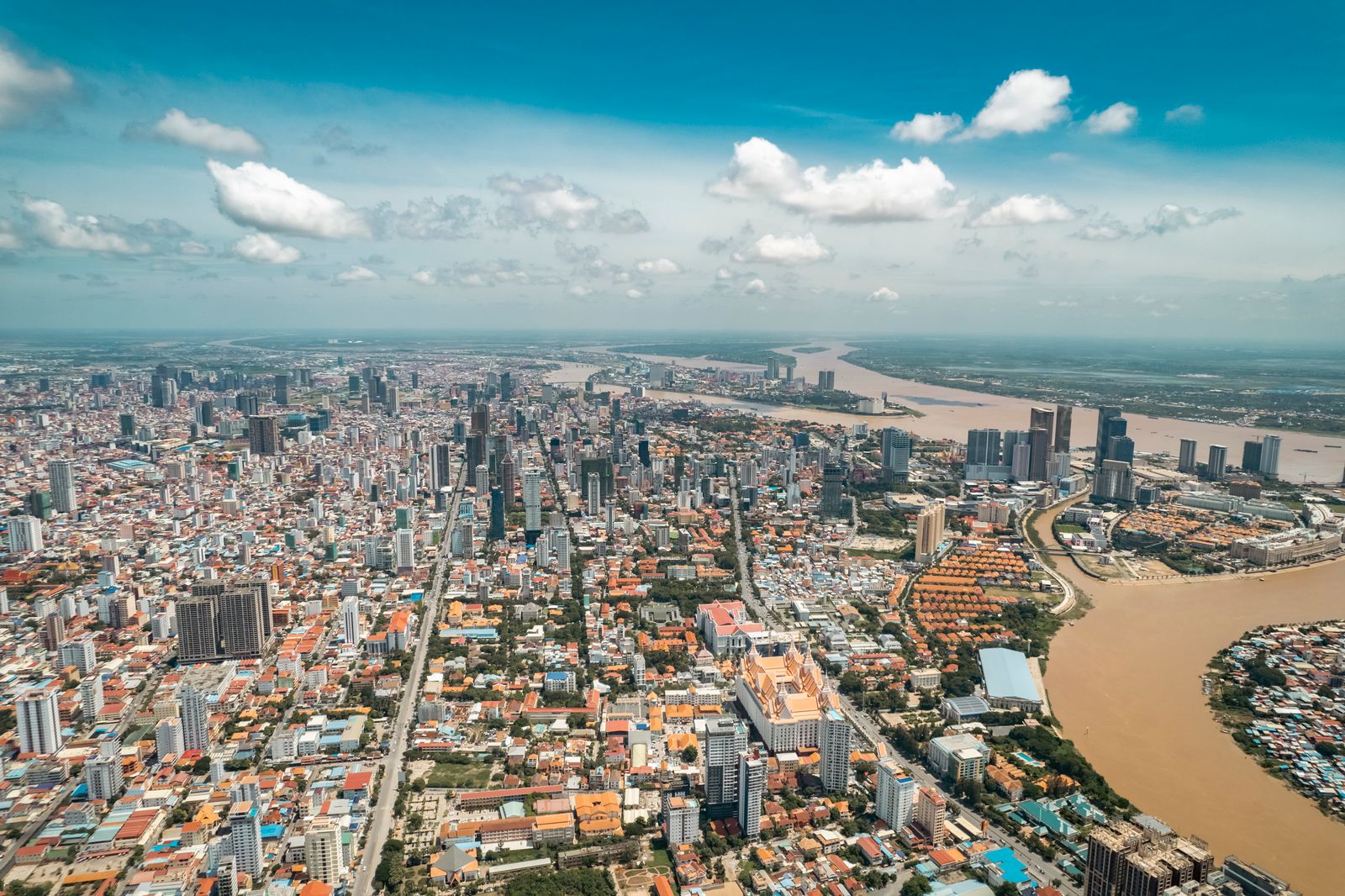 The Phnom Penh skyline